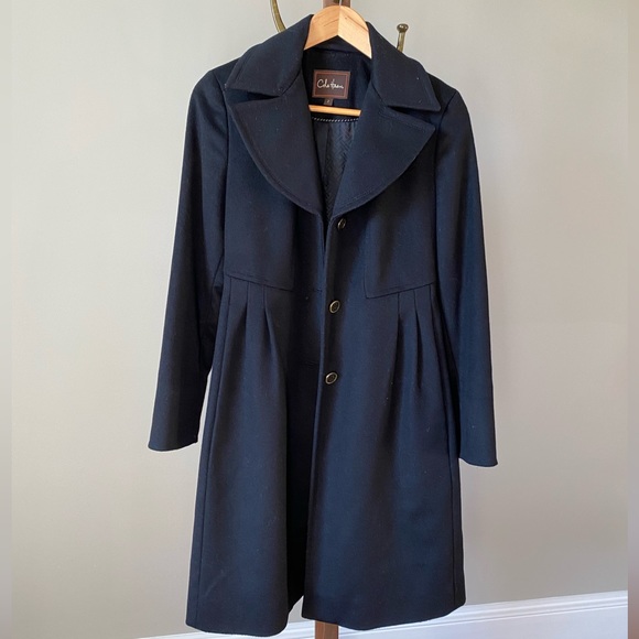 Navy Cole Haan Coat - Picture 2 of 4